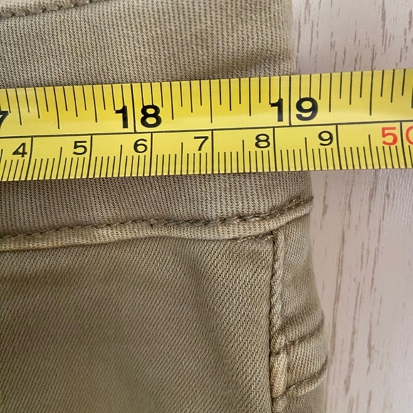 TRIBAL Audrey Hugging Button Fly Wide Leg Pant Olive Khaki Sz 16 NWT - Picture 9 of 15